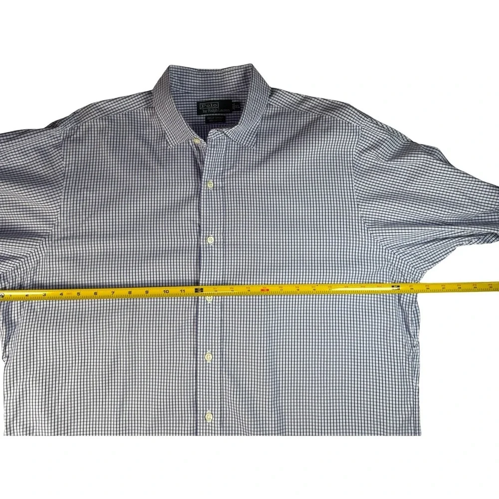 Polo Ralph Lauren Button Down Mens XL Blue Gingham Philip Sport Cotton Shirt